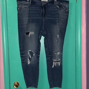 Plus Size Ripped Jeans